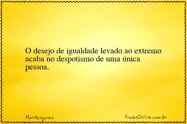 Frase de Montesquieu
