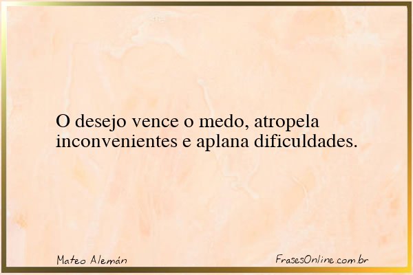 Frase de Mateo Alemán