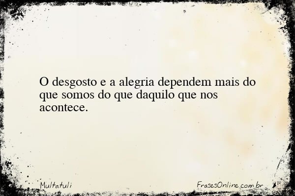 Frase de Multatuli