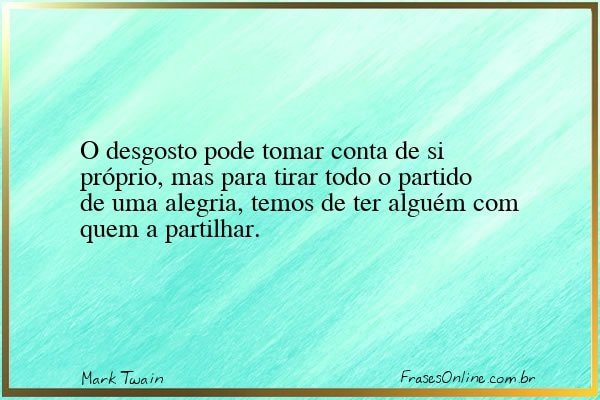 Frase de Mark Twain