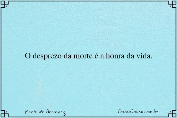 Frase de Marie de Beausacq