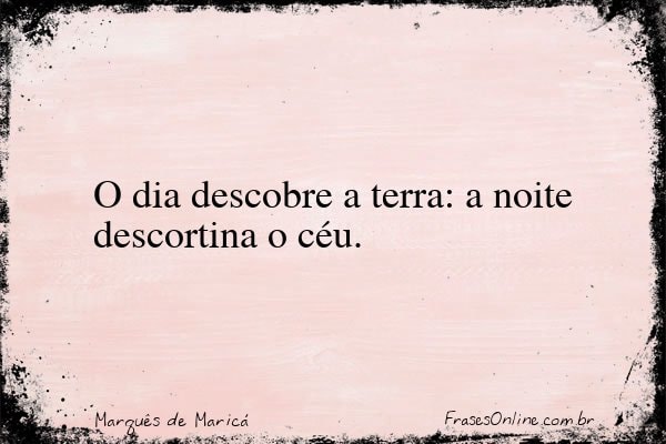Frase de Marquês de Maricá