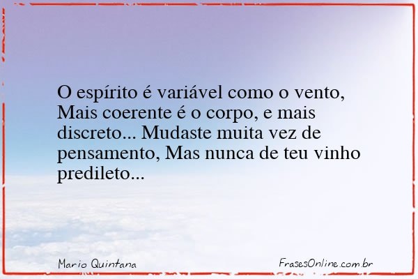 Frase de Mario Quintana