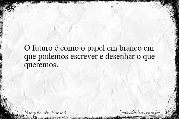 Frase de Marquês de Maricá