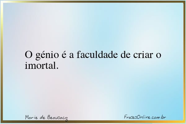 Frase de Marie de Beausacq