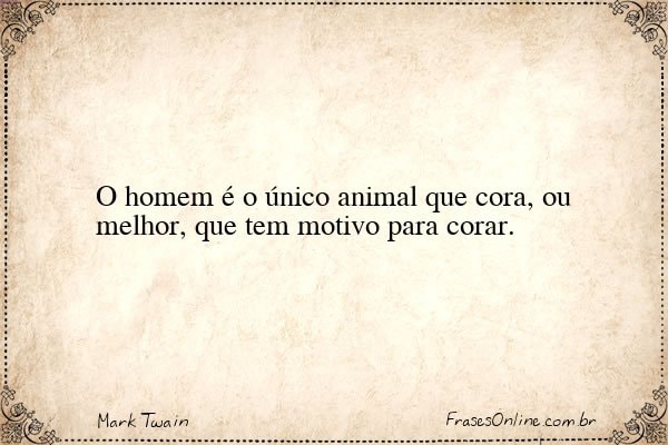 Frase de Mark Twain