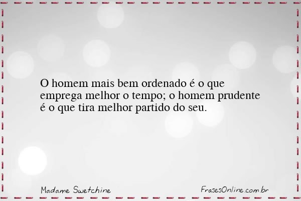 Frase de Madame Swetchine