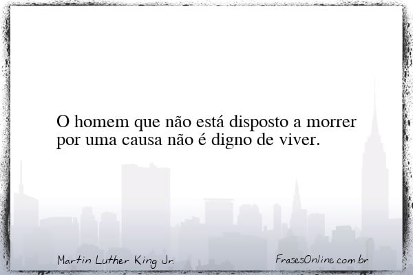 Frase de Martin Luther King Jr.
