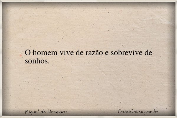 Frase de Miguel de Unamuno