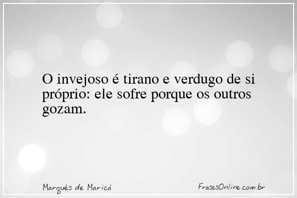 Frase de Marquês de Maricá