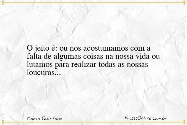 Frase de Mario Quintana