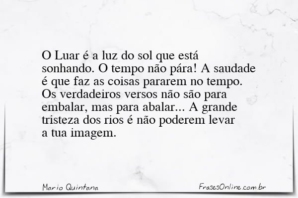 Frase de Mario Quintana
