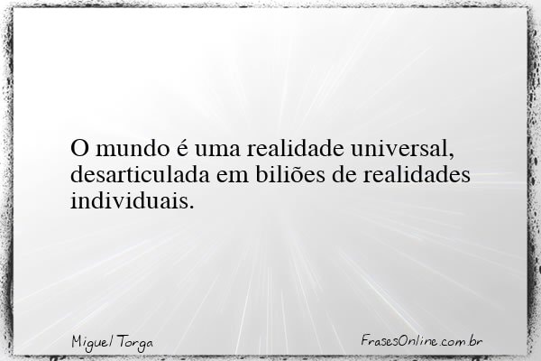Frase de Miguel Torga