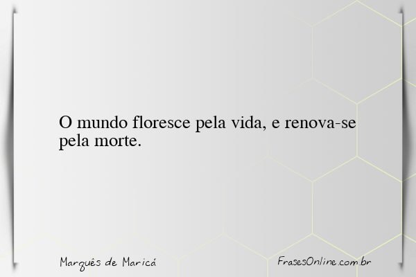Frase de Marquês de Maricá
