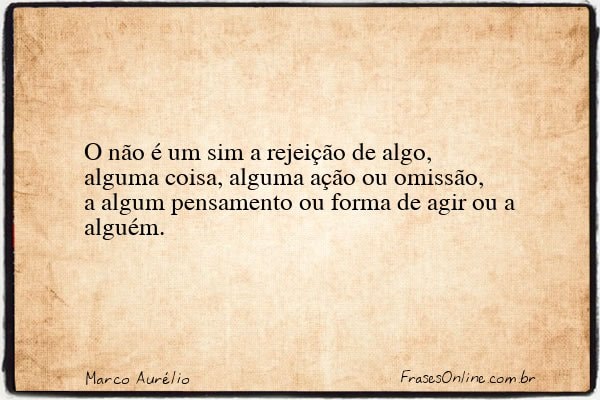 Frase de Marco Aurélio