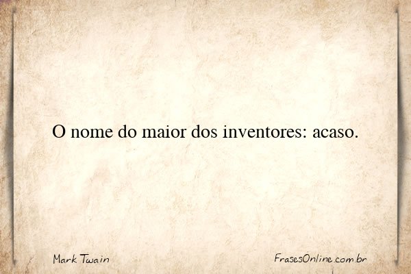 Frase de Mark Twain