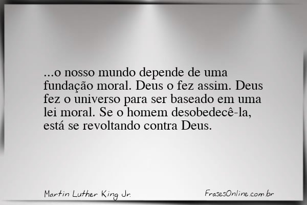 Frase de Martin Luther King Jr.