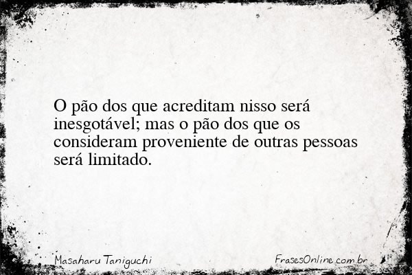 Frase de Masaharu Taniguchi