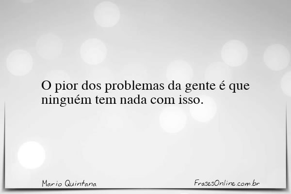 Frase de Mario Quintana