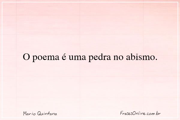 Frase de Mario Quintana