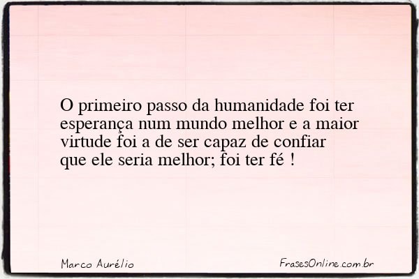 Frase de Marco Aurélio