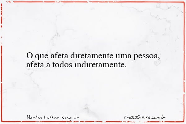 Frase de Martin Luther King Jr.