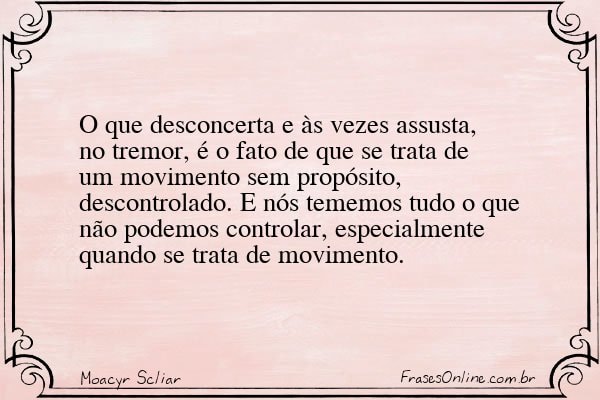 Frase de Moacyr Scliar