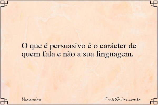 Frase de Menandro
