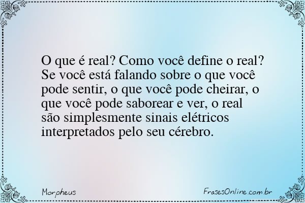 Frase de Morpheus