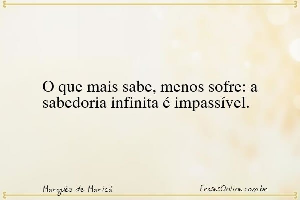 Frase de Marquês de Maricá