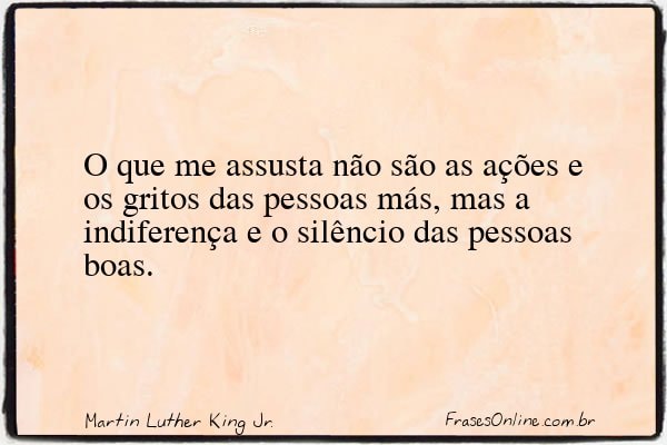 Frase de Martin Luther King Jr.