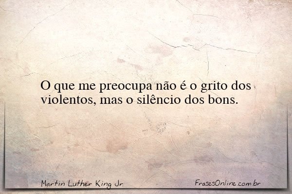 Frase de Martin Luther King Jr.