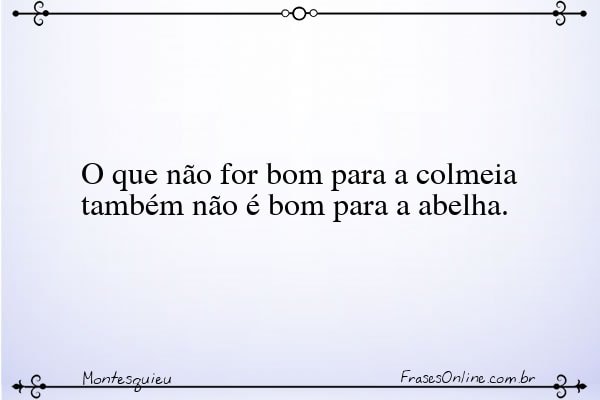 Frase de Montesquieu