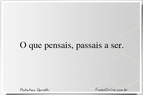 Frase de Mahatma Gandhi