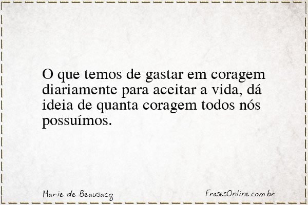 Frase de Marie de Beausacq