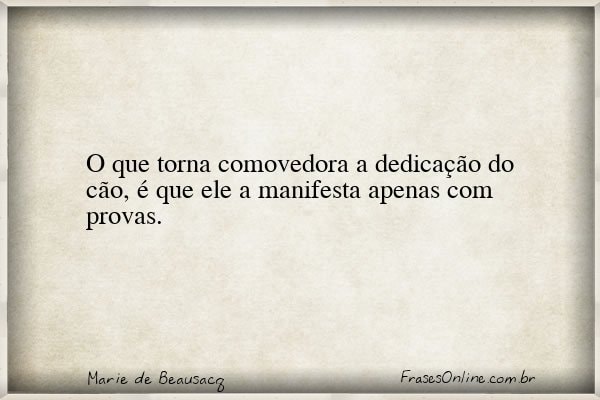 Frase de Marie de Beausacq