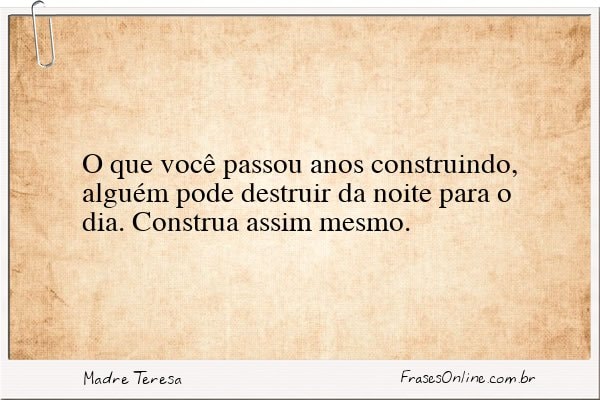 Frase de Madre Teresa