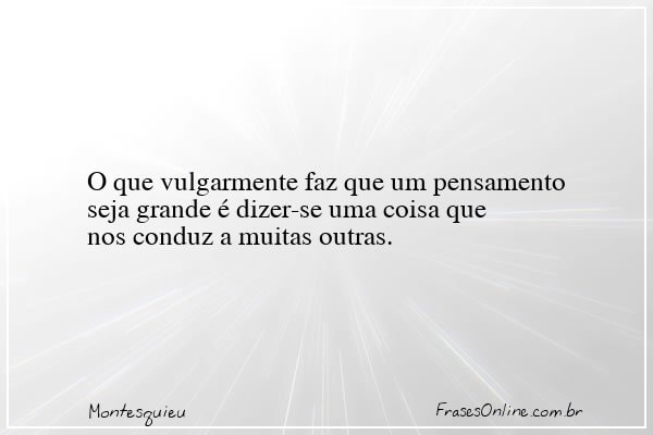 Frase de Montesquieu