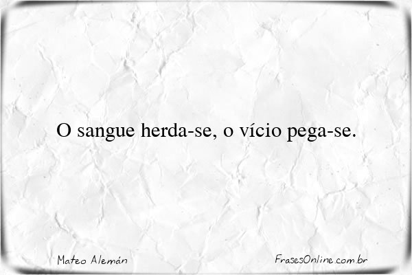 Frase de Mateo Alemán