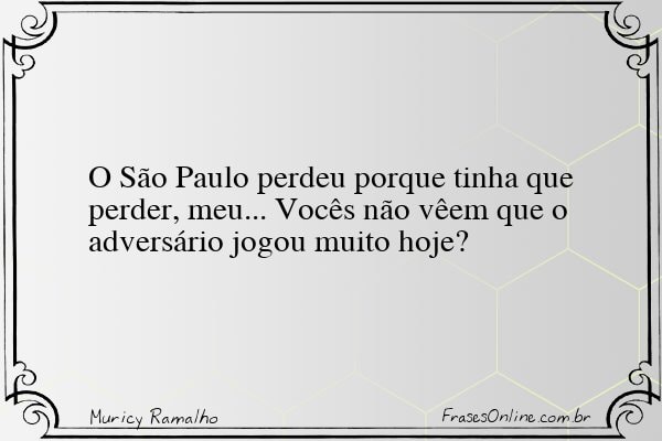 Frase de Muricy Ramalho