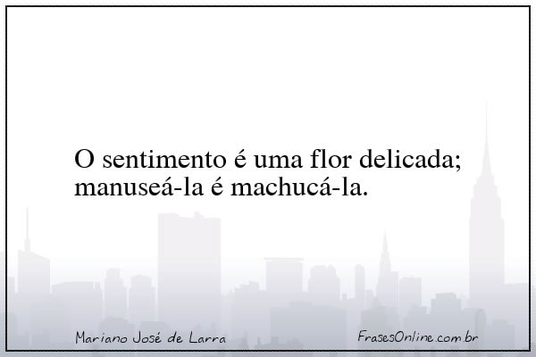 Frase de Mariano José de Larra