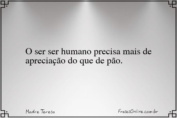 Frase de Madre Teresa
