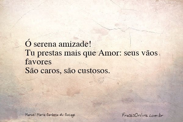 Frase de Manuel Maria Barbosa du Bocage