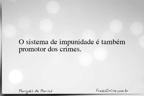 Frase de Marquês de Maricá