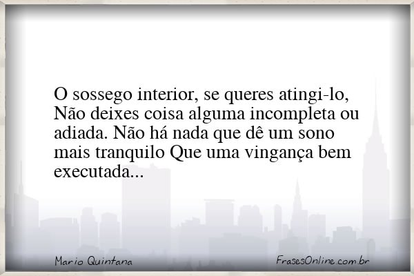 Frase de Mario Quintana
