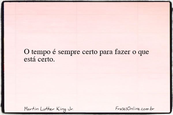 Frase de Martin Luther King Jr.