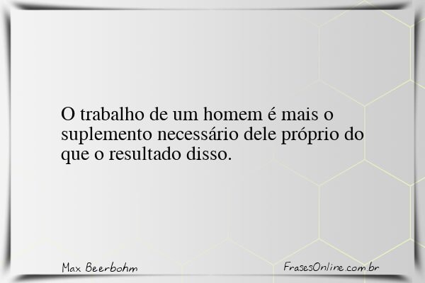 Frase de Max Beerbohm