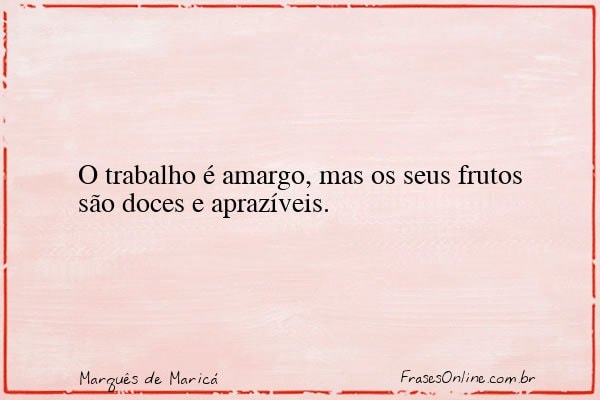 Frase de Marquês de Maricá