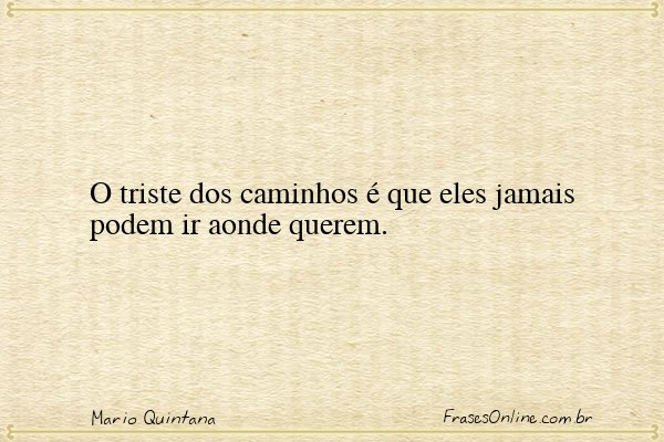 Frase de Mario Quintana