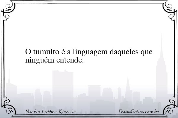 Frase de Martin Luther King Jr.